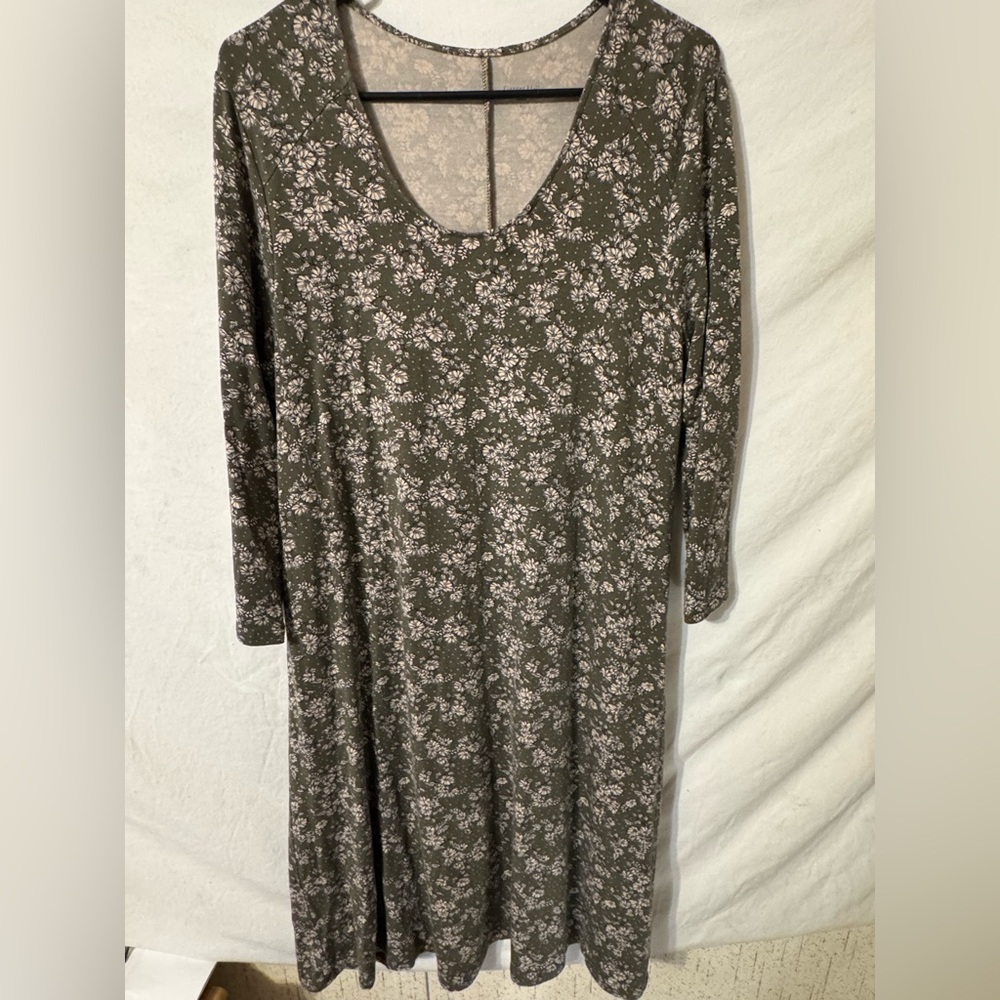 Floral Long Sleeve Dress